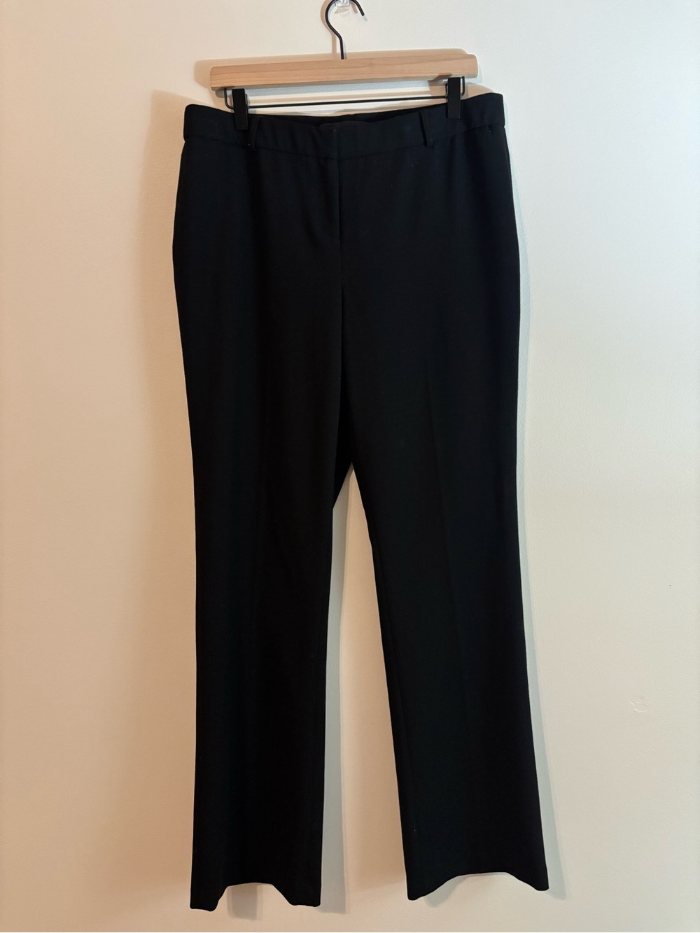 Amanda & Chelsea Black Straight-Leg Dress Pants